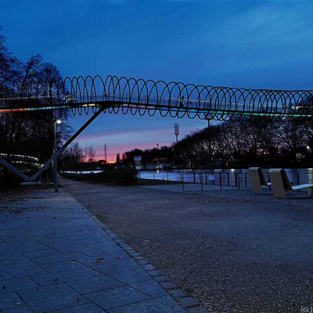 Oberhausen-Rehberger-Brücke am Kaisergarten