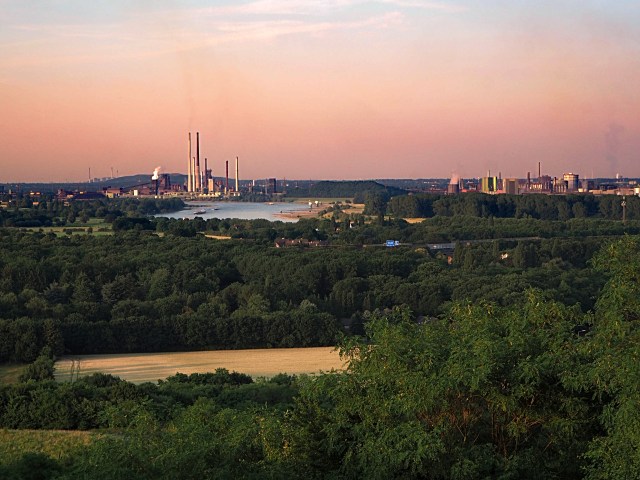 Blick auf Duisburg Walsum