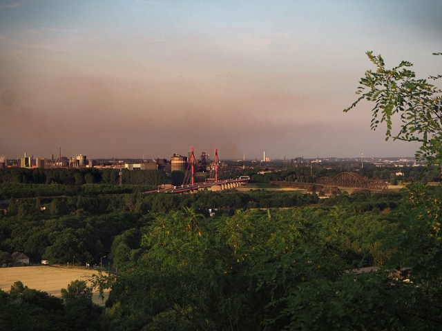 Blick auf Duisburg Beeckerwerth