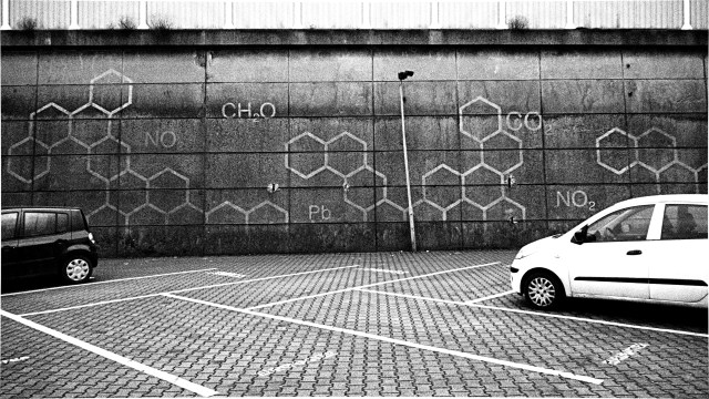 Luftverschmutzung sichtbar