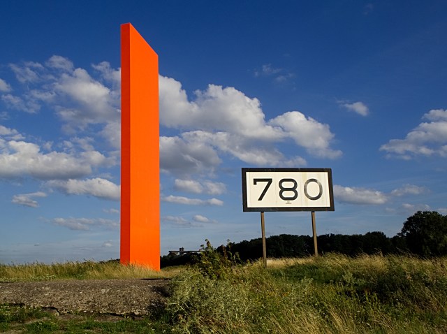 Rhein km 780 - Ruhrmündung - Rheinorange