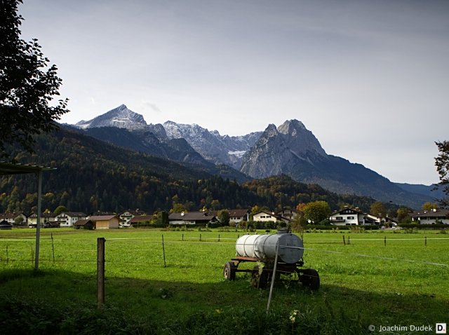 Garmisch-Partenkirchen - Blick auf den Waxenstein