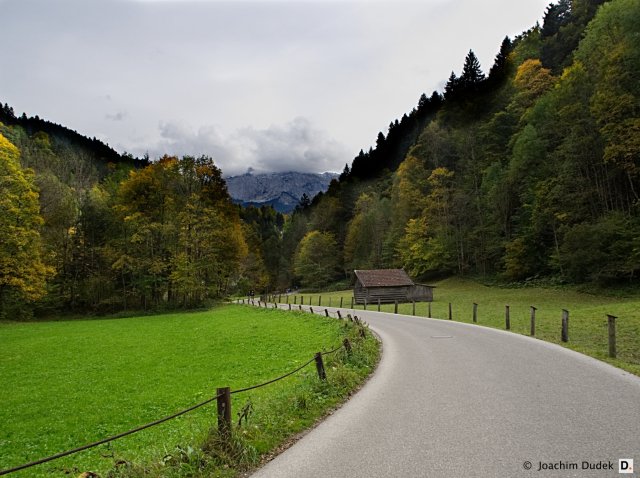 Weg nach Garmisch-Partenkirchen