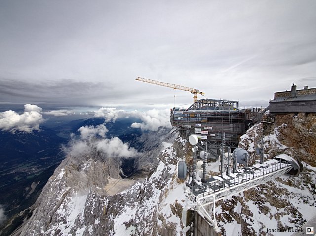 Baustelle Bergstation Zugspitze