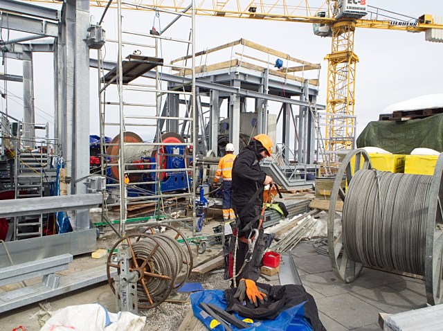 Baustelle Bergstation Zugspitze