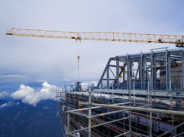 Baustelle Bergstation Zugspitze