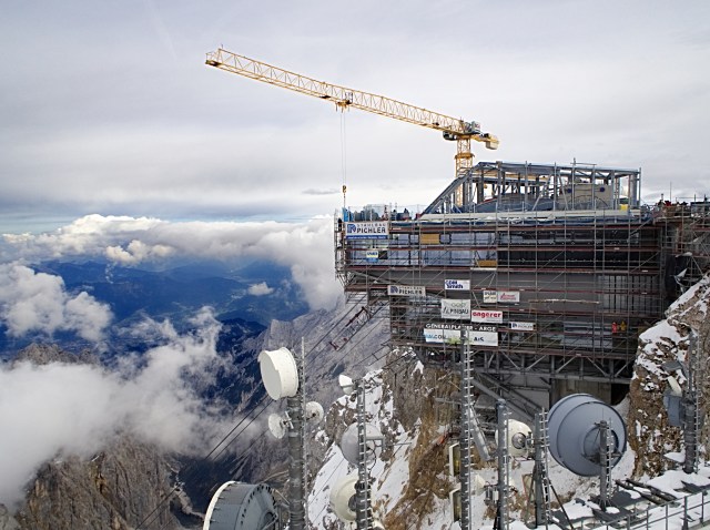 Baustelle Bergstation Zugspitze