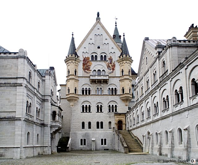 Innenhof Neuschwanstein